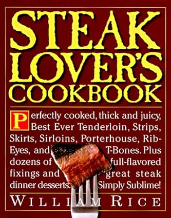 book Steak Lover's Cookbook Hardcover – January 4, 1997