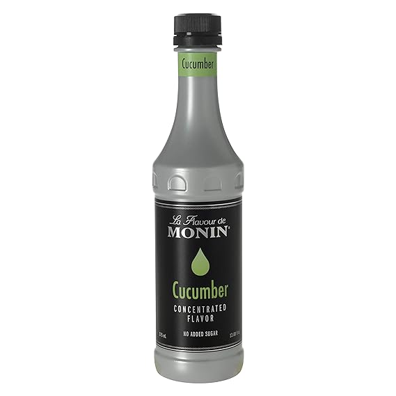 syrup Monin Cucumber Concentrated Flavor, 375 Milliliter -- 4 per case.