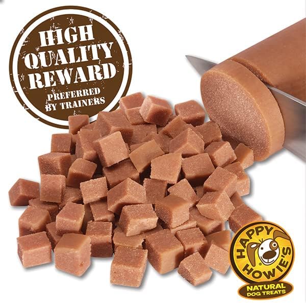 Happy Howie's Natural Dog Treats - Dog Meat Roll, Healthy Dog Treat & Training Tool, Easily Hide Pills, Made in The USA, Soft Meat Roll - Variety (Beef, Turkey, Lamb), 12 Oz Each (3 Pack)