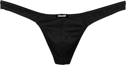 IKINGSKY Men's Thong Underwear Sexy Low Rise T-Back Under Panties
