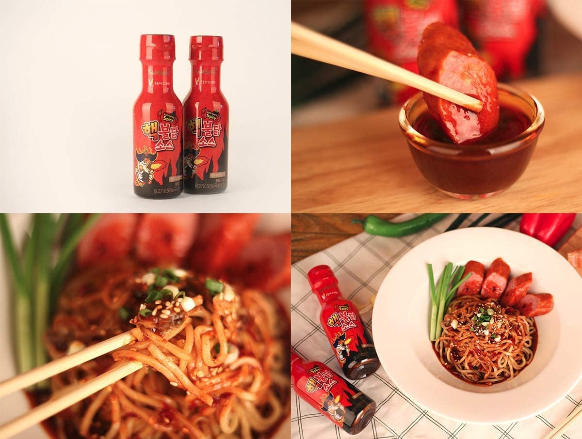 [Samyang] Carbo Bulldark Spicy Chicken Roasted Sauce + Bulldark Spicy Chicken Roasted Sauce + Hack Bulldark Spicy Chicken Roasted Sauce 3 sets/Fire Noodle Challenge (overseas direct shipment)