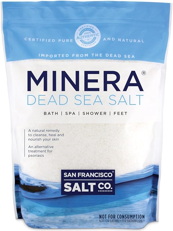 Minera Dead Sea Salt, 19 lbs. Fine. 100% Pure and Authentic.