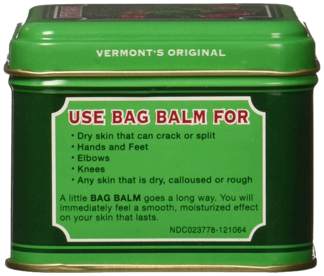 Bag Balm Vermont's Original Hand Moisturizer, Hand Balm for Dry Skin, Cracked Hands, Heels & Dry Hands Treatment, For Dogs and More Ointment, Dry Skin Lotion - 4oz Tin, 1 Pack