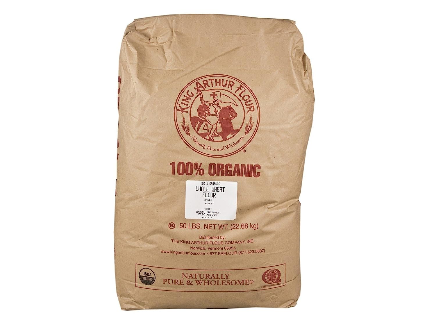 Organic Whole Wheat Flour 50 lbs