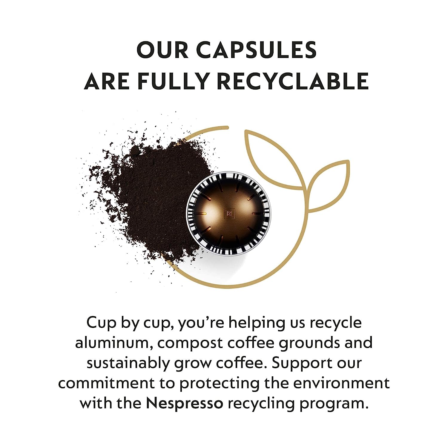 Nespresso Capsules VertuoLine, Double Espresso Chiaro, Medium Roast Coffee, 30 Count Coffee Pods, Brews 2.7 Ounce (VERTUOLINE ONLY)