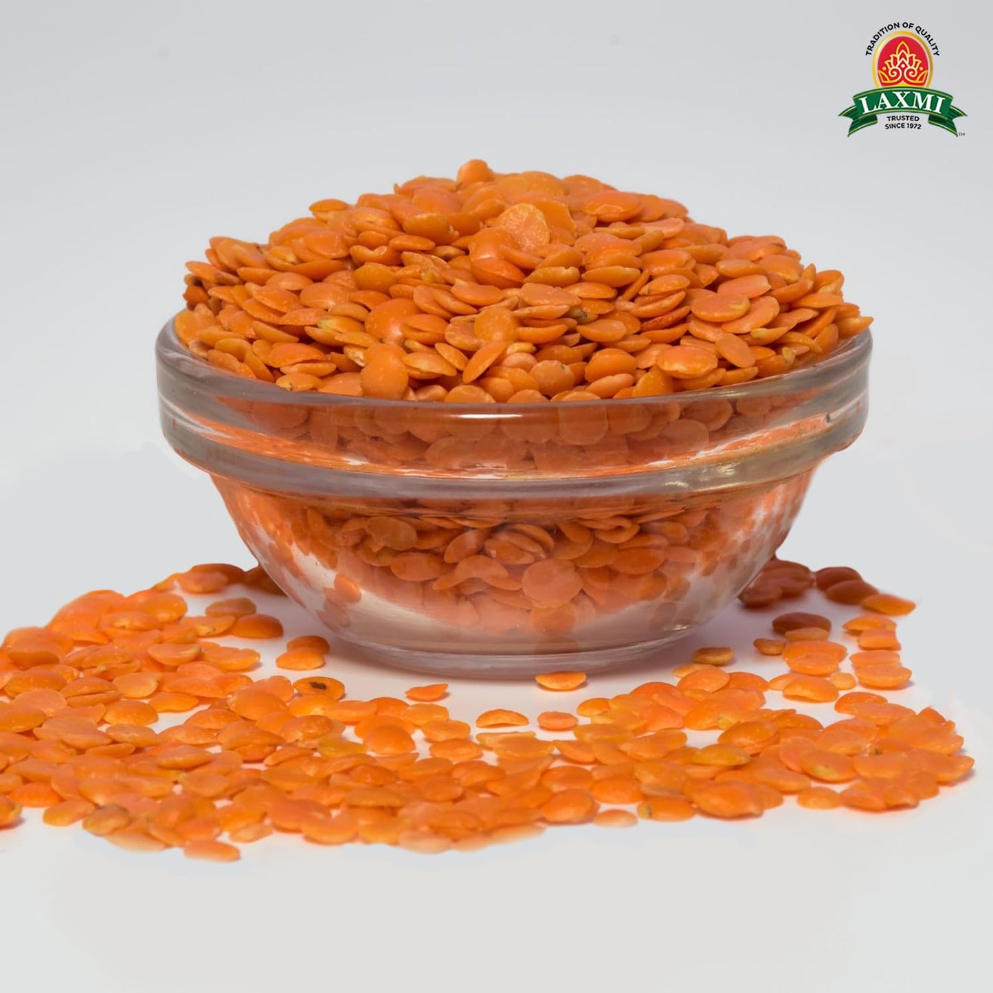 Laxmi Masoor Dal or Red Lentils, 2lbs | Pure Masoor dal lentils | Premium split red lentils | A Natural source of protein