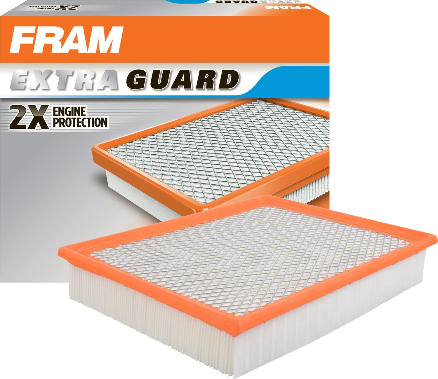 FRAM Extra Guard CA8755A Replacement Engine Air Filter for Select Cadillac, Chevrolet, and GMC Models, Provides Up to 12 Months or 12,000 Miles Filter Protection