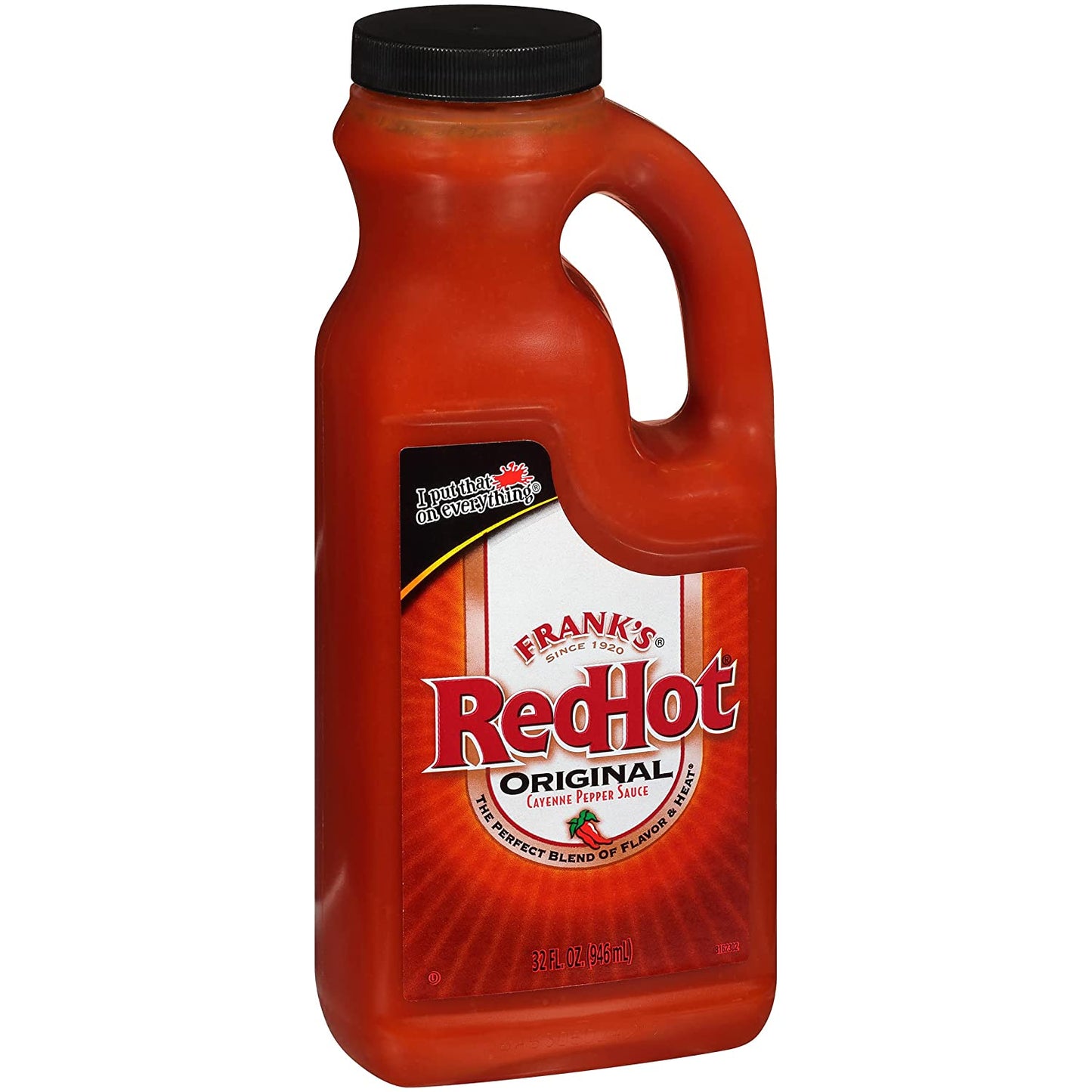 Frank's RedHot Original Hot Sauce (Keto Friendly), 32 fl oz(packaging may vary)