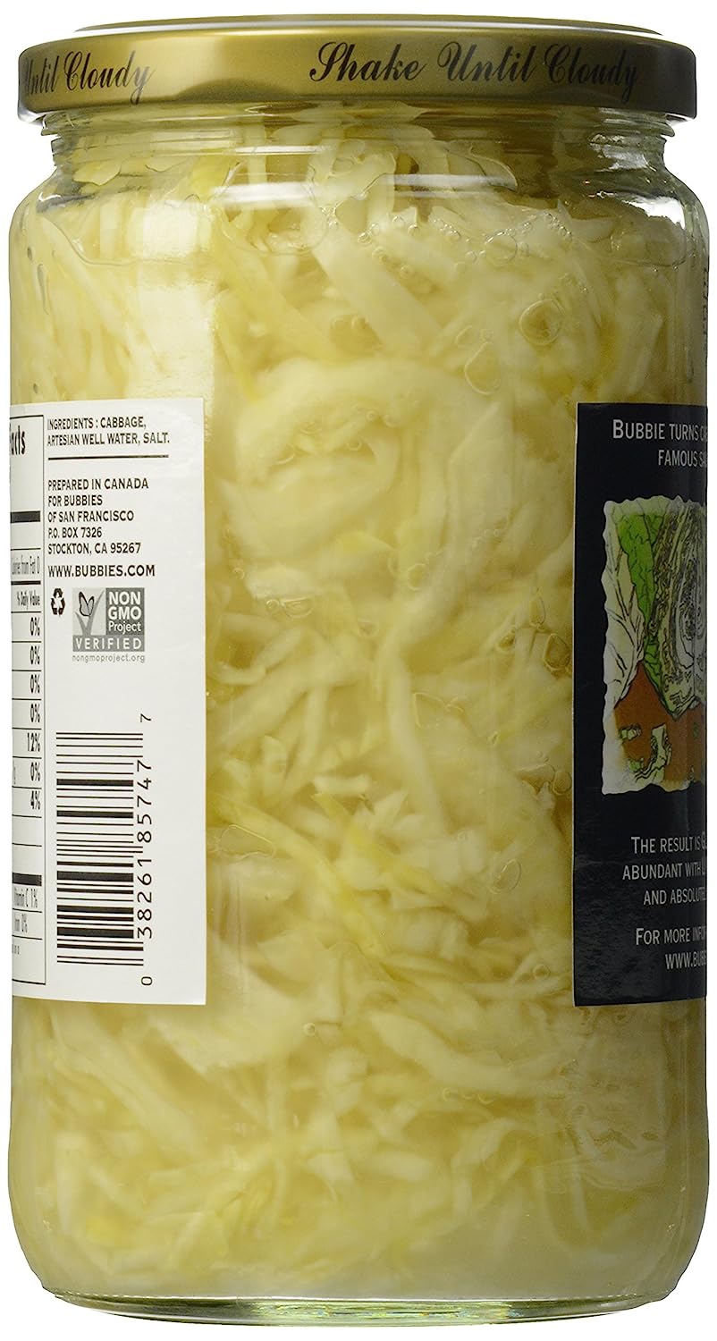 Bubbies Sauerkraut, 25 oz