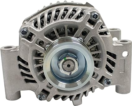 car New Alternator Compatible with/Replacement for 3.0L (182) V6 Ford Escape 09-12 9L8T-10300-AB, 9L8Z-10346-A 1Clock 150Amp Internal Fan Type Solid Pulley Type Internal Regulator CW Rotation 12V