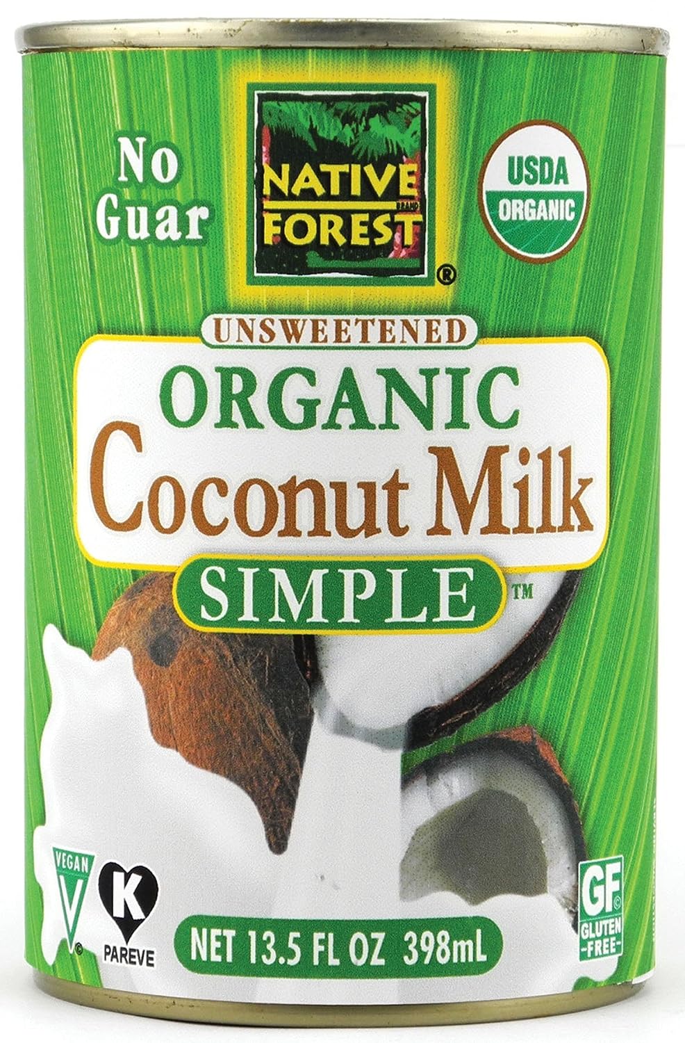 Native Forest Simple Organic Unsweetened Coconut Milk, 13.5 Fluid Ounce (Pack of 6)
