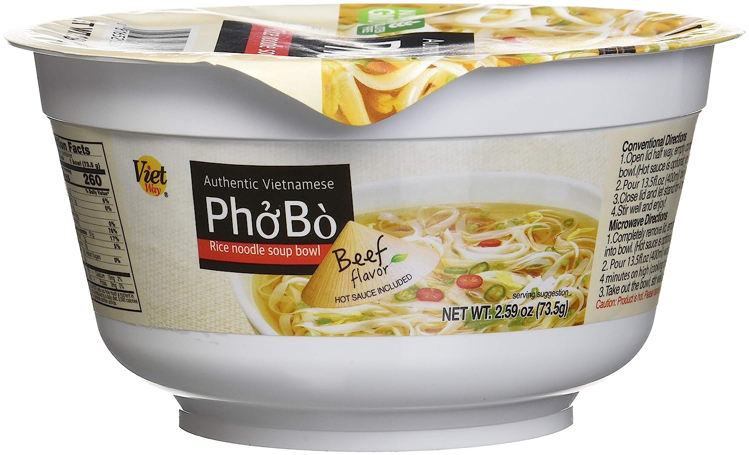 Authentic Vietnamese Pho Bo Rice Noodle Soup Bowl (8)
