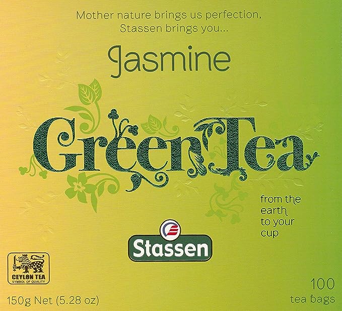Stassen Pure Jasmine Green Tea, 100 Tea Bags