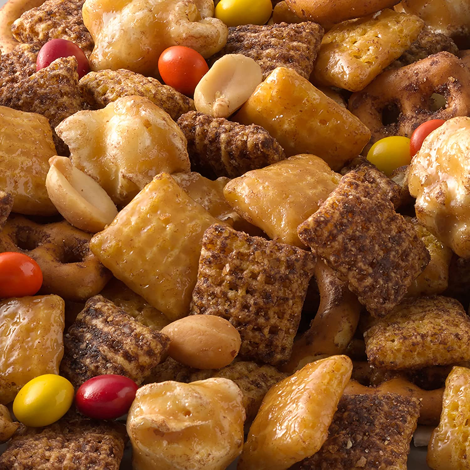 Chex Mix Snack Party Mix, Turtle, Indulgent Sweet Pub Mix Snack Bag, 14 oz