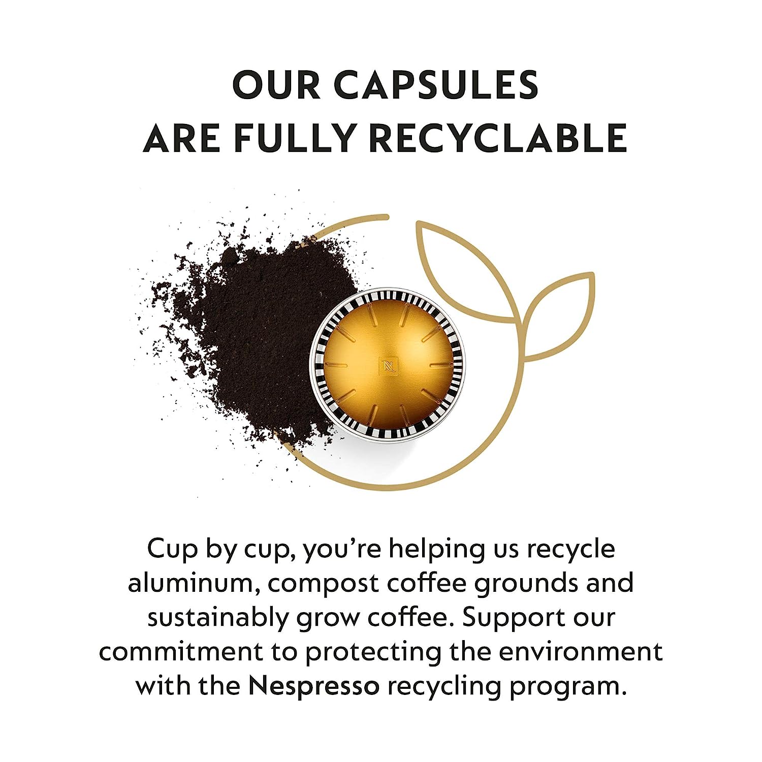 Nespresso Capsules VertuoLine, Voltesso , Mild Roast Espresso Coffee, 50 Count Coffee Pods, Brews, 10 Count (Pack of 5), (VERTUOLINE ONLY)