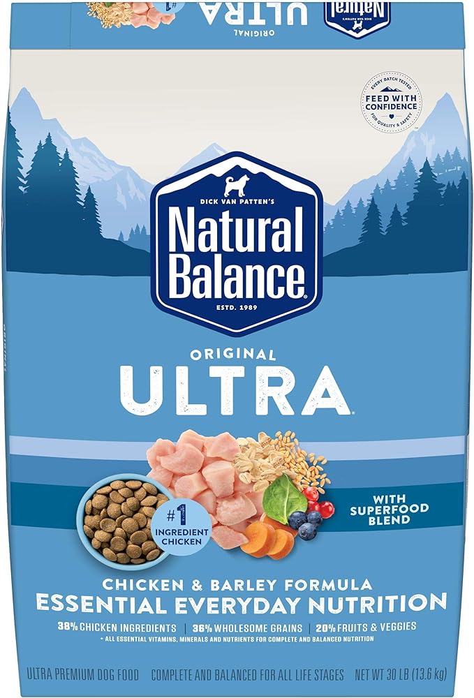 Natural Balance Original Ultra Chicken & Barley All Life Stages Dry Dog Food 30-lb. Bag