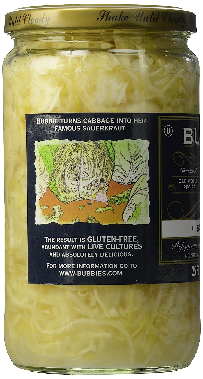 Bubbies Sauerkraut, 25 oz