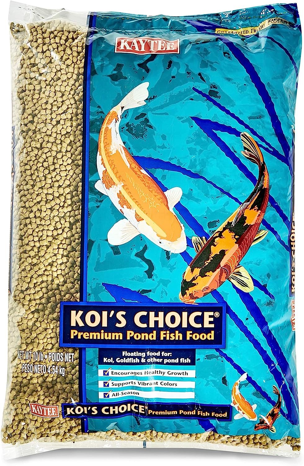 Kaytee Koi's Choice Koi Floating Fish Food, 10 Pound
