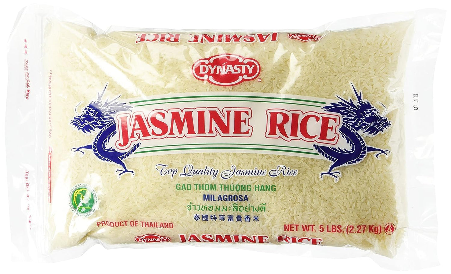 Dynasty Jasmine Rice, 5 Lb