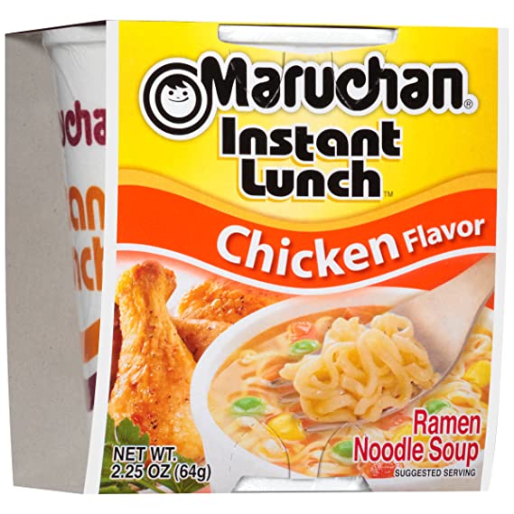 Maruchan Instant Lunch Chicken Flavor, 2.25 Ounce (Pack of 12)